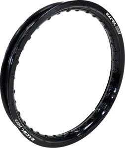 Excel One Rim 21x1.60 Front 36 Hole Black Anodized Aluminum - 21x1.60 36H Black Rim For Front, Must Use Excel Spokes