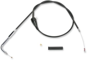 Drag Specialties Black Vinyl Idle Cable 38-3/8in For Harley Touring - Idle cable, black vinyl, 38-3/8in For Harley Touring