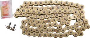 RK 420 MXZ Heavy Duty Gold Drive Chain 100 Links - Heavy duty 420 chain, gold, 100 links, non-seal