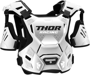 Thor Guardian Roost Deflector White M/L Men's - Men's M/L White Roost Deflector by Thor
