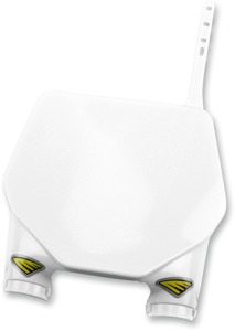 Cycra Stadium Number Plate White Fits Suzuki