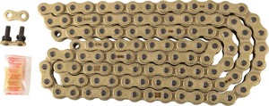 RK 525 XRE XW-Ring Sealed Drive Chain Gold 108 Links - Sealed XW-ring 525 chain, 108 links, gold finish