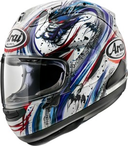 Arai Corsair-X Kiyonari Helmet Trico Frost 2XL - Premium full-face helmet with Kiyonari graphic