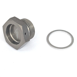 Graves 18MM Aluminum Lambda Replacement Plug w/ Washer