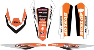 Factory Effex Standard Trim Kit Orange Fits 03-06 KTM 125-450 SX