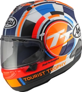 Arai Corsair-X Isle of Man TT 2025 Helmet M Multi Unisex - Full-face helmet with IOM TT 2025 graphic