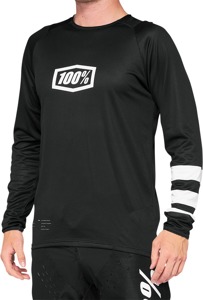 Men's R-Core Long Sleeve Jersey - Rcore Ls Jsy Blkwht Lg