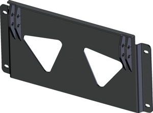 KFI ATV Plow Mount Kit Black Fits 19-23 CF Moto CForce 600/Touring