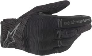 Copper Motorcycle Gloves Black X-Large