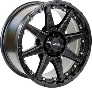 AMS Roll'n 105 Satin Black Wheel 14x7 4/156 - Satin black 14x7 wheel 4/156 bolt pattern For many ATVs/UTVs