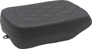 Mustang Squareback Passenger Seat Black Diamond Stitch Kawasaki Vulcan S - Passenger seat For Kawasaki Vulcan S models