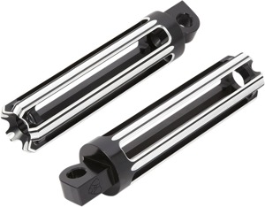 Arlen Ness 10-Gauge Black Footpegs