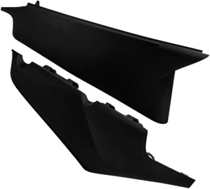 Acerbis Side Number Plates Black Fits Husqvarna
