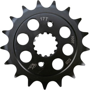Driven 520 Steel Front Sprocket Black 17T
