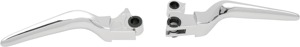Drag Specialties Custom Lever Set Chrome Harley-Davidson Models - Chrome lever set for select Harley-Davidson models