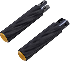 Arlen Ness Knurled Driver Pegs Gold Fits 2018+ Softail