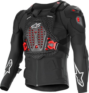 Alpinestars Bionic XTR Plasma Jacket XL Black/Red/White - XL off-road protection jacket by Alpinestars