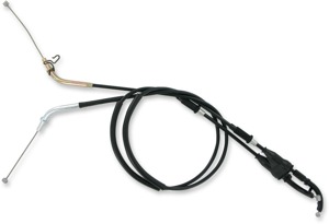 Parts Unlimited Black Vinyl Throttle Cable Pull Type For ZX-10R - Throttle cable, pull type For Kawasaki ZX-10R