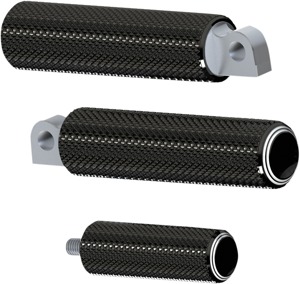Arlen Ness Dual Ring Brake/Shift Footpegs Black