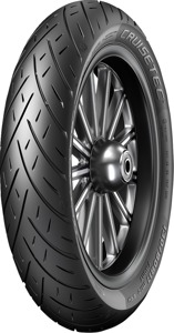 Metzeler Cruisetec 160/70R17 Front Tire Blackwall - Front 160/70R17 tubeless tire for cruisers