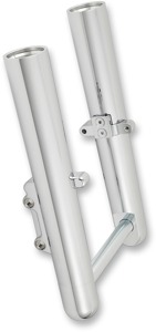 Arlen Ness Hot Leg Fork Legs Chrome Smooth Dual Disc