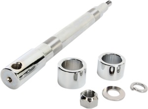 Drag Specialties Front Axle Kit Chrome For Harley-Davidson Touring - Front axle kit for Harley-Davidson Touring models