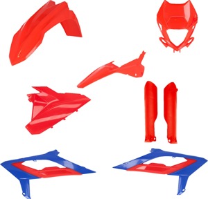 Acerbis Full Plastic Kit Red/Blue Fits Beta RR 2T/4T