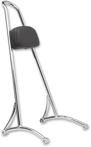 Burly Brand Tall Sissy Bar 20" Chrome Fits XL 1994-2003