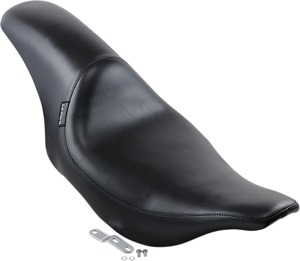 Silhouette Smooth Vinyl Full Solo Seat Low - For 97-01 Harley FLHT FLTR