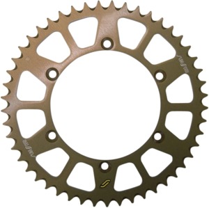 Works Triplestar Aluminum Rear Sprocket 50T - For 82-18 Kawa Suz