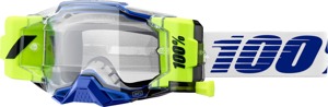 100% Armega Forecast Goggles Blue with Clear Lens