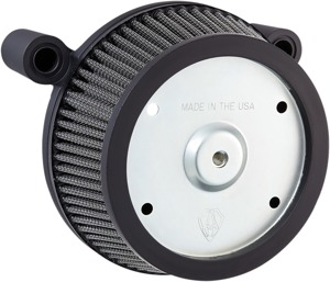 Stage I Big Sucker Air Filter Kit Black Stainless by Arlen Ness