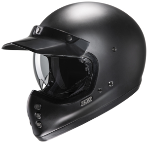 HJC V60 Helmet Semi Flat Black X-Large - X-Large semi flat black helmet by HJC