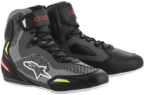 Alpinestars FSTR-3 Knit Shoe Black/Gray/Yellow Size 9.5