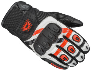 Cortech Manix ST Gloves Red/White Small - Red/White Small motorcycle gloves
