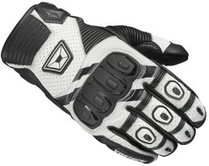 Cortech Manix ST Gloves Black/White XL Men's - Black/White XL riding gloves for men