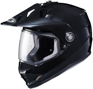 DS-X1 Solid Black Dual-Sport Helmet X-Large
