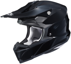i50 Solid Black Off-Road Helmet Large