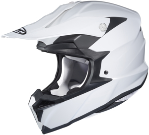 i50 Solid White Off-Road Helmet Medium