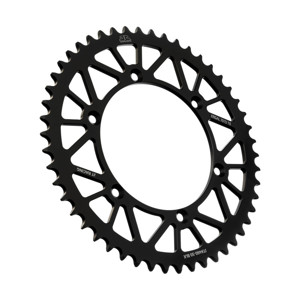 Black Aluminum Rear Sprocket - 46 Teeth 520 Pitch