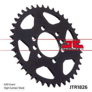 JT 39 Tooth Steel Rear Sprocket 520 Chain Fits 03-08 LTZ400 LT160-250