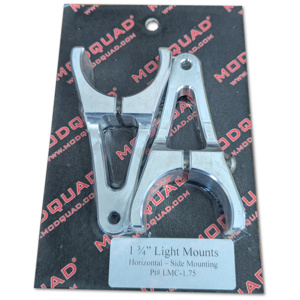 Modquad Light Mount - 1.75" Clip Mount, Polished - 1.75" clip mount light mount
