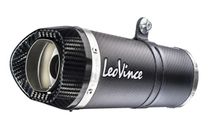 LV One Evo Carbon Fiber Slip On Exhaust Muffler - For 2017+ Triumph Street Triple 765