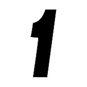 Dirt Digits 7" Black #3 Decal 3-Pack