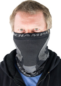 Pro Series Neckgaiter Black One Size by Schampa & Dirt Skins
