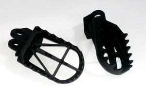 Wide MX Foot Pegs - Standard Height Chromoly - For 96-04 XR250