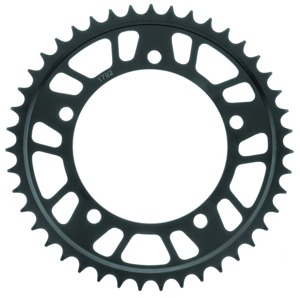 BikeMaster Rear Steel Sprocket 525 43T Black For Suzuki - Rear 525 43T Sprocket Black For Suzuki