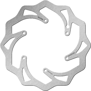 Solid Oversized Wave Brake Rotor - Front Disc