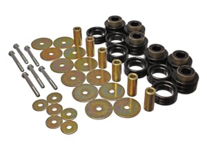 Body Mount Set with Hardware - Black - Energy Suspension 5.4113G
