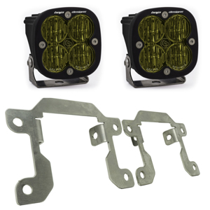 2019+ Ranger Fog Light Squadron Amber Fog Pocket Kit - Baja Designs